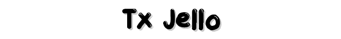 TX Jello font